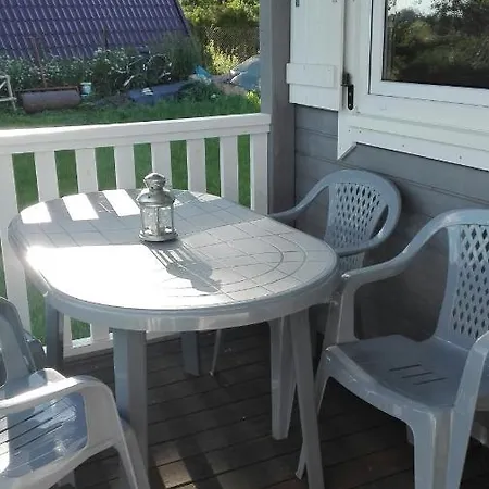 Sobie-wyspa Pod Brzozami Деревянный коттедж *